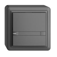 Poussoir KNX RGB AP EDUE, 250mW, a.LED RGB, papier, 1×pouss., C.2×T., grf