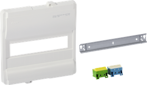 Ausbaupaket Hager volta ohne Rahmen/Tür 1-reihig