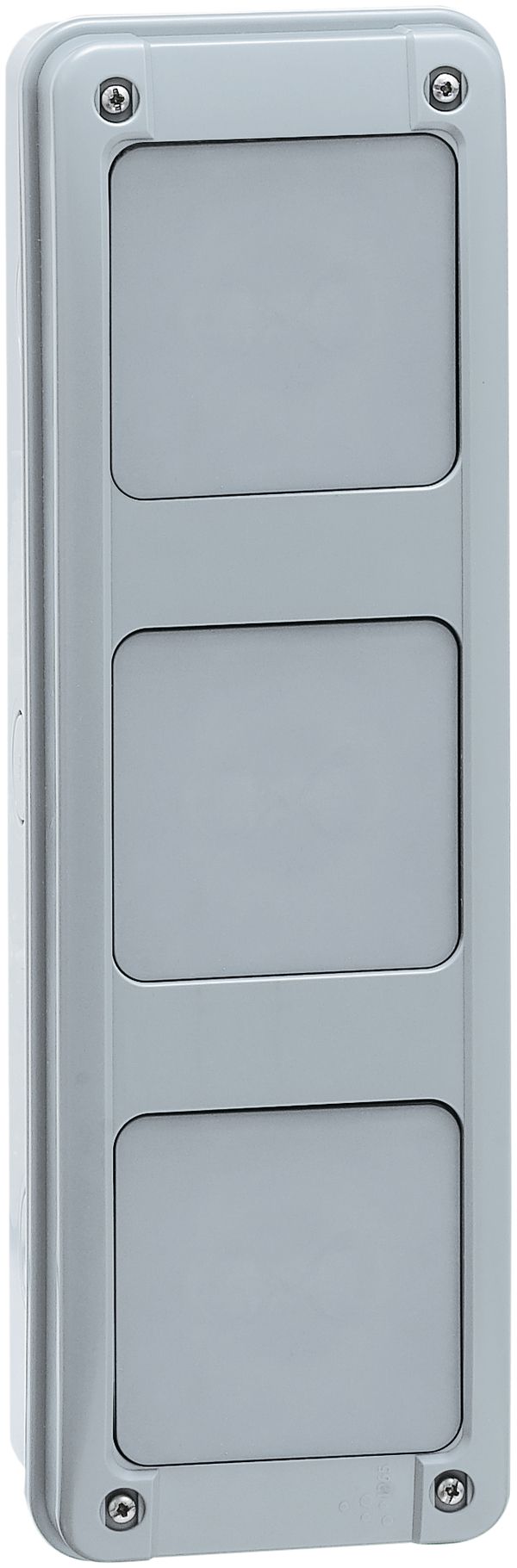 Scatola d'ampliamento PLEXO 3 per distributore 2 file verticale grigio