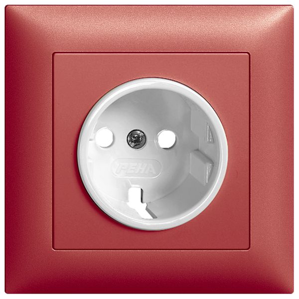 Kit frontale EDIZIOdue Schuko berry