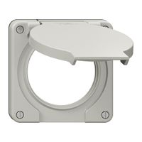 Deckel mit Klappdeckel NEVO Ø60mm lgu (Dicht.sz)