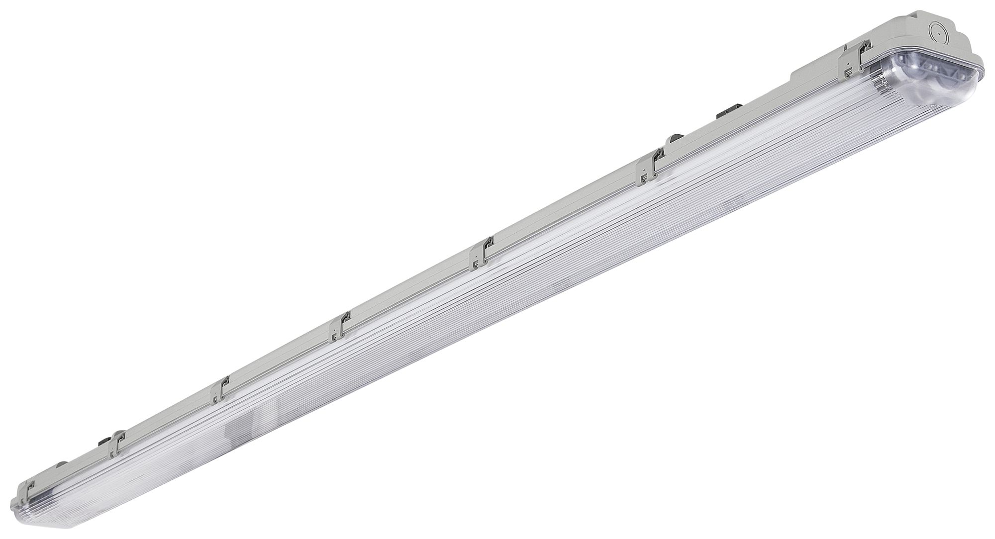 Feuchtraumleuchte Sylvania SYLPROOF G13 2×18W 4600lm 840 IP65 1580×99mm grau