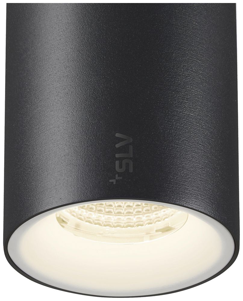 Spot LED SLV NUMINOS S 1×16W 1220lm 940 55° DALI 48V AD Ø60mm noir/blanc