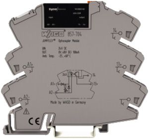 Socle à ficher JUMPFLEX WAGO avec solid-state-relais 24VDC