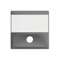 Frontplatte EDIZIOdue dunkelgrau für Sonnerietaster