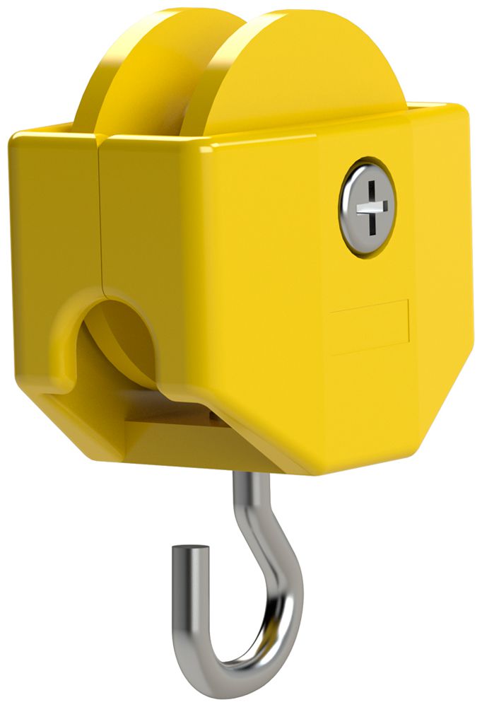 Kabelkatze Norma Typ 5/6, mit 1 Rolle, gelb