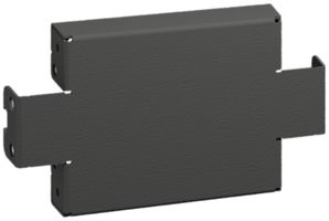 Cache pour socle Rittal AX, latéral H=100mm, pour armoire compacte P=300mm