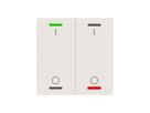 EB-Taster KNX RGBW MDT BE-TAL60T211.B1 2T/4B Temp.weiss matt "I/O"