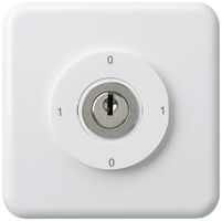 UP-Schlüsselschalter 0/1L basico weiss