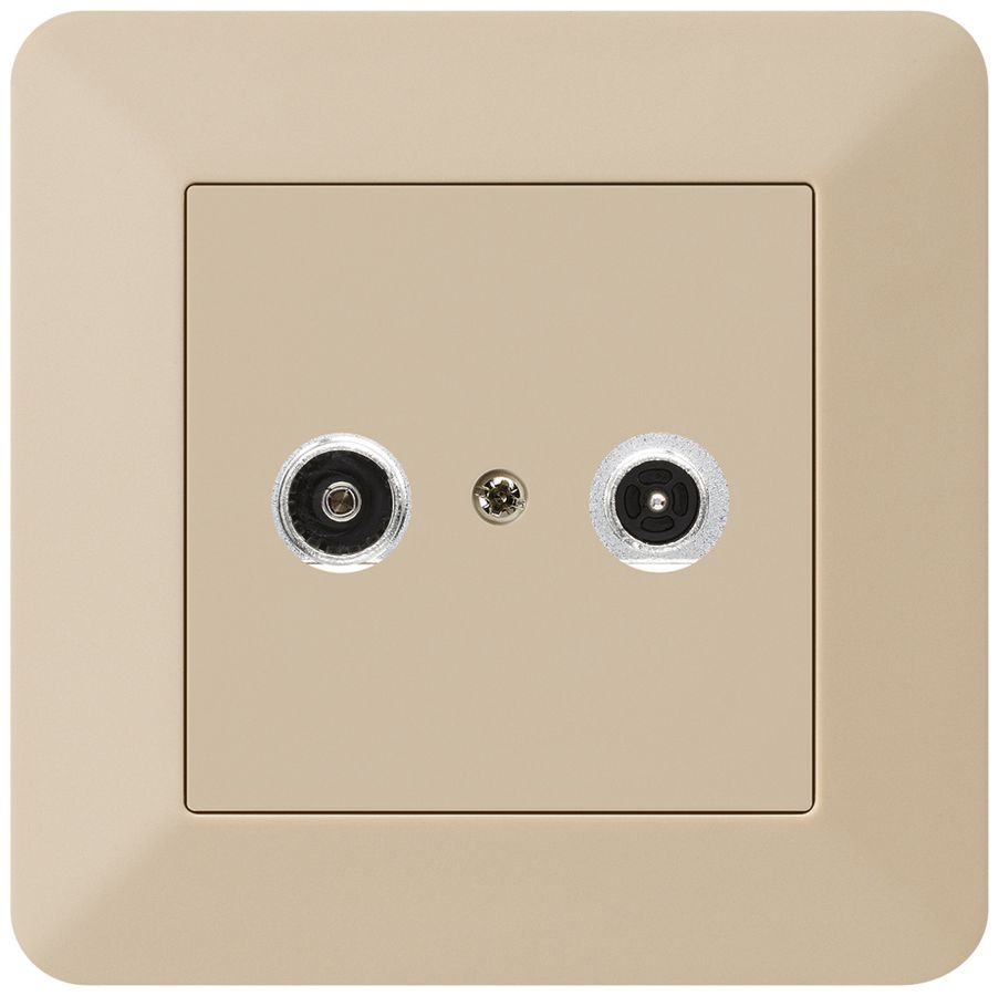 Prise antenne ENC kallysto.trend R/TV 23dB 2GHz beige