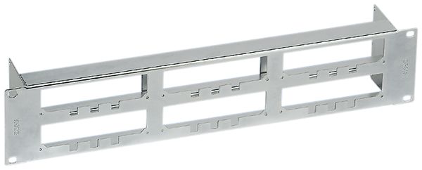 Rack 19" 2HE R&M freenet leer 6×(5×1Port)