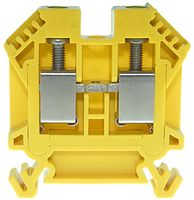 Borne de passage joignable Woertz 4…10mm² 57A 1000V vis 2×1 rail DIN 35mm vt-jn