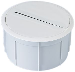 Passaggio per cavi R&M Ø81 grigio chiaro RAL 7035