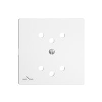 Frontplatte EDIZIOdue 2×T12 1×S weiss