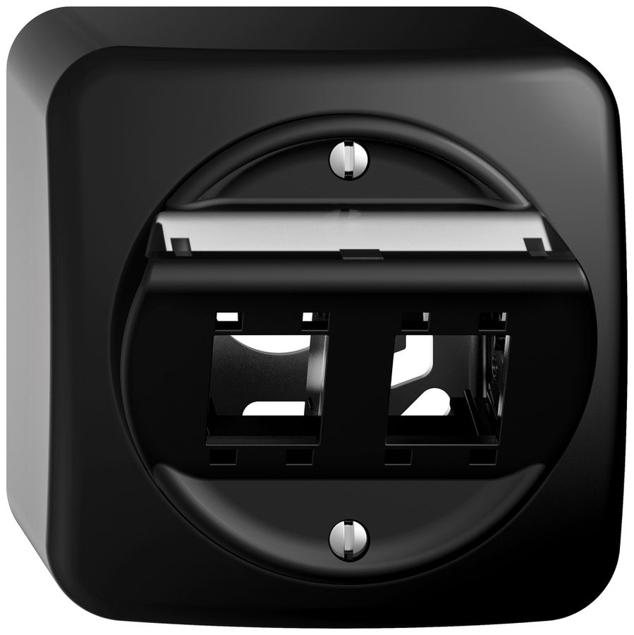 Kit de montage AP STANDARDdue SNAPFIX® freenet cat.5e/6 plaque support 2× no