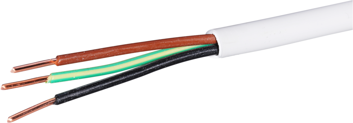 Installationskabel FE0 3×1.5mm² 2LPE grau Dca