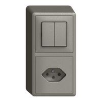 Combinazione AP EDIZIOdue 1/1P+T13 grigio scuro