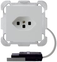 Prise INC T23 kallysto gris clair adapt. câble rond 5P L1&boîte G2704