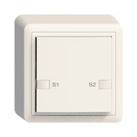 Poussoir AP ZEP scène 1c/1t station sec.EDIZIOdue blanc