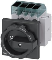Interrupteur de charge Siemens SENTRON 3LD3 frontal 16A 3LN +1F/1O 66×66mm no
