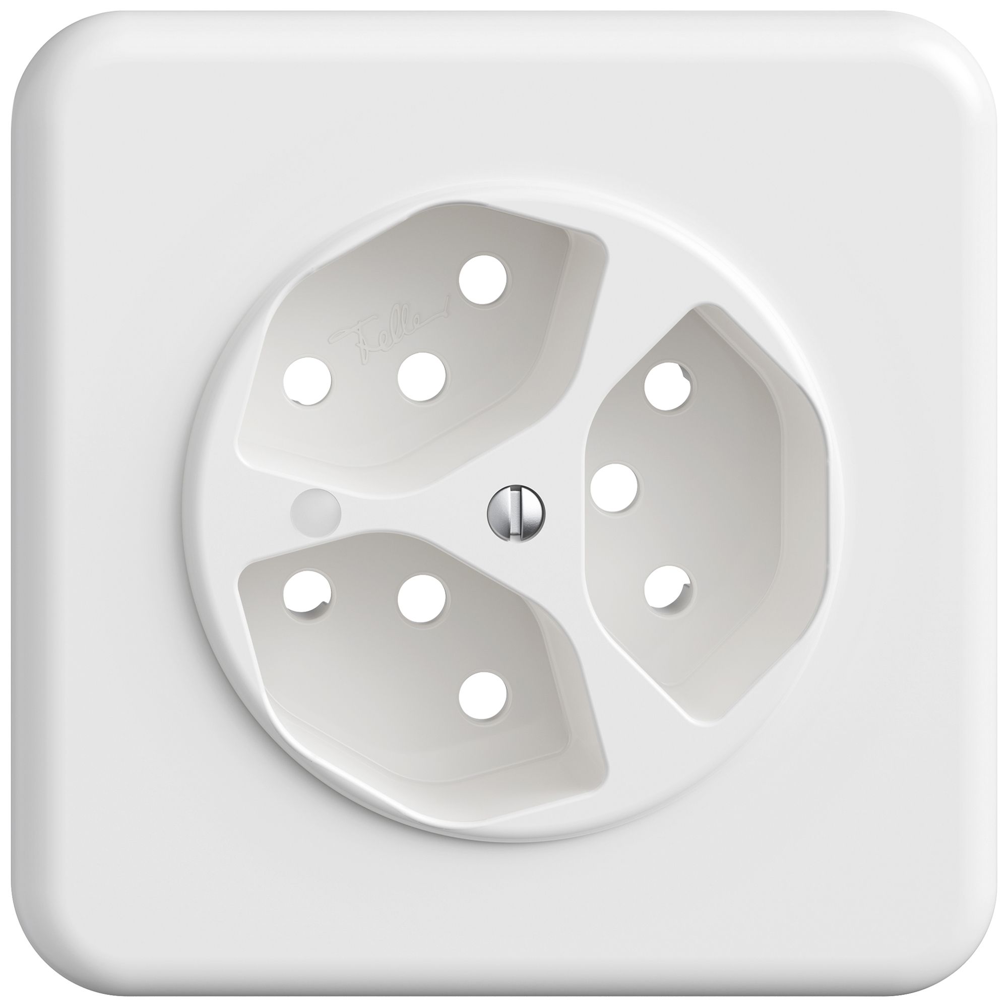 UP-Montageset STANDARDdue SNAPFIX® für 3×T13 mit Frontlinse ws