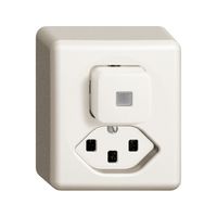 Comb. lum. AP 3/1L+T23 FH bianco, con lente, LED giallo