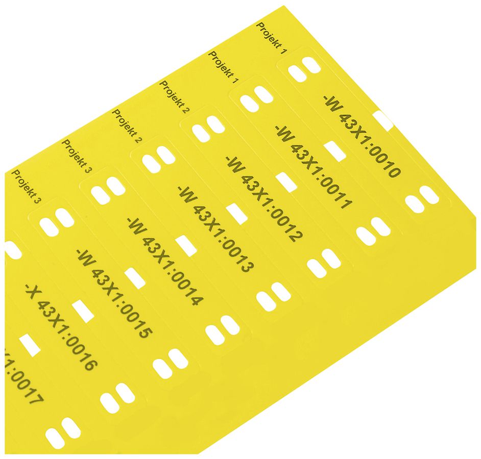 Repères pour câble PX WMTB HF-D (30X10)R BU 30×10mm 1000 pièces bleu