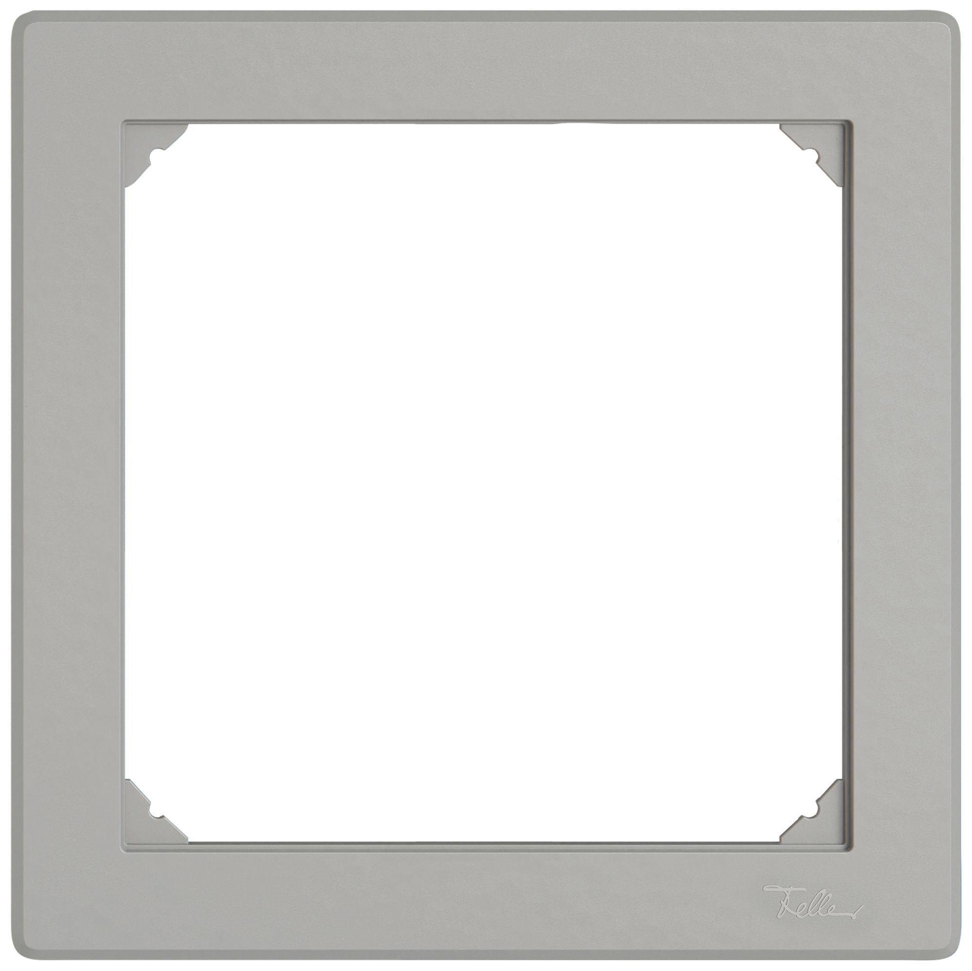 Abdeckrahmen EDIZIO.liv  SNAPFIX® 2×2 156×156mm hellgrau