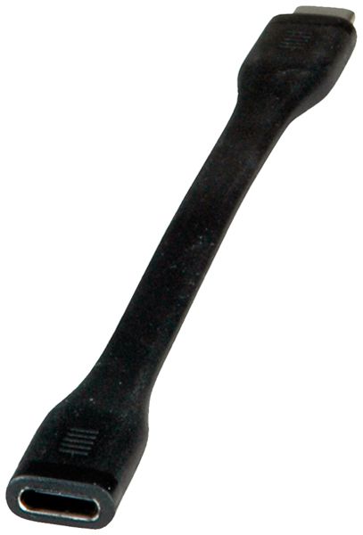 Câble USB ROLINE USB-C/USB-C Fi/Do (USB4 Gen3×2) 40Gbit/s 100W noir 0.115m