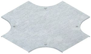 Deckel Niedax f.Kreuzung f.KR, Breite 304mm mit Drehriegel, Stahl, feuerverzinkt