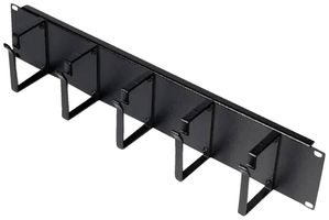 Kabelführungsbügel ROLINE 80×480×85mm Metall 2HE schwarz