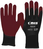 Arbeitshandschuhe CIMCO Winter Soft Grösse 10/XL dunkelrot/schwarz