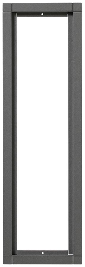 Cornice combinato Siedle, in alluminio, 431×131×15mm, grigio