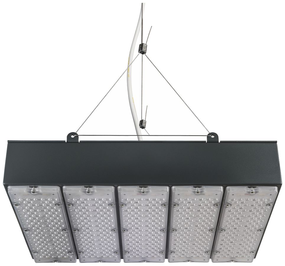 LED-Hallenstrahler Sylvania KubiXx WIDE 140W 24400lm 840 IP65 DIM 412×460