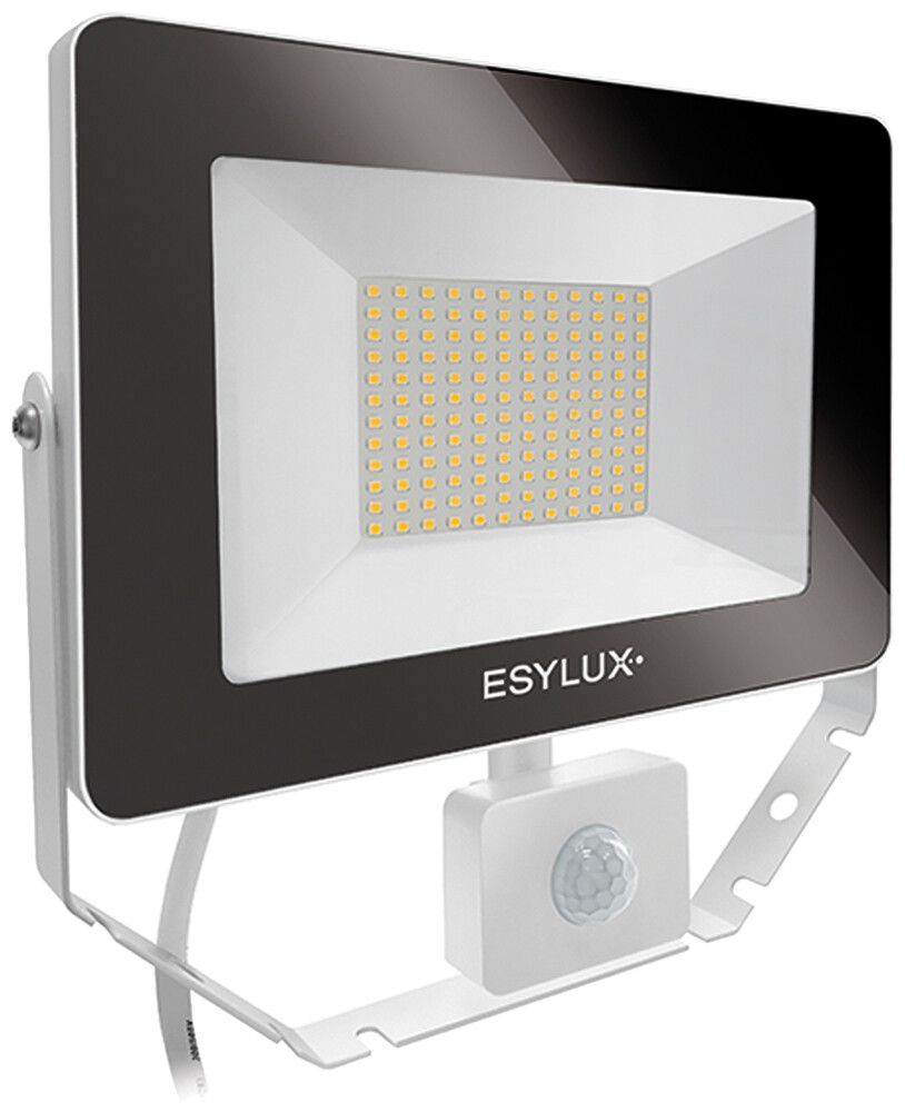 Projecteur LED ESYLUX AFL BASIC, 50W 3000K 5000lm 240×60×230mm IP65, blanc
