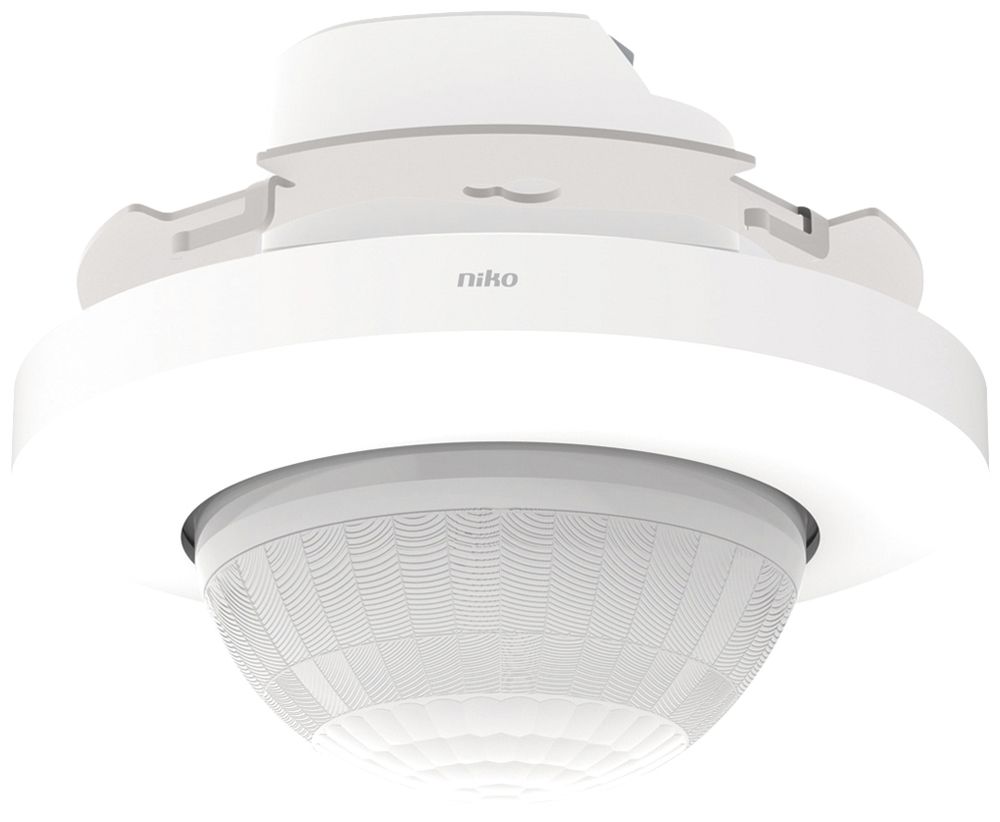 Détecteur de présence ENC Niko P42LR 360° Master 230V 32…37m IP20 blanc
