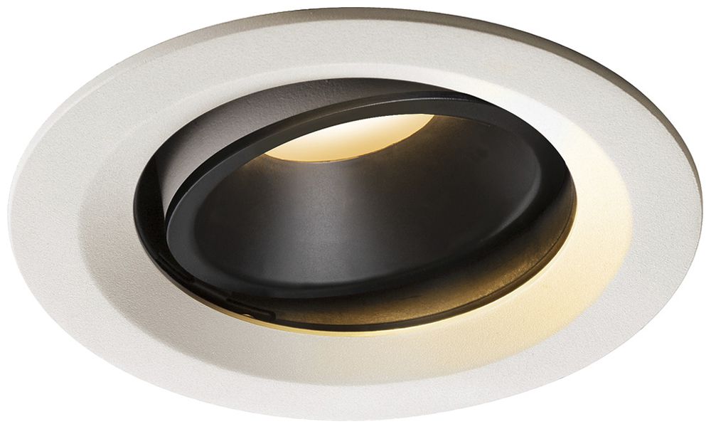 LED-Downlight SLV NUMINOS MOVE M 17.5W 1460lm 2700K 55° DIM Ø135×81mm ws/sz