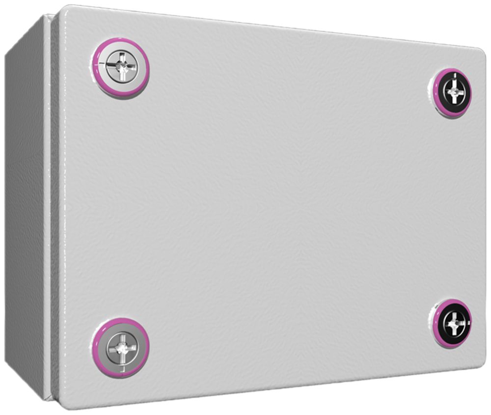 Petit boîtier Rittal KX Jonction, IP66, 200×150×120mm, tôle d'acier