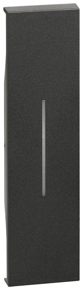 Cache de touche Living Now 1 module avec lentille pour éclairage noir