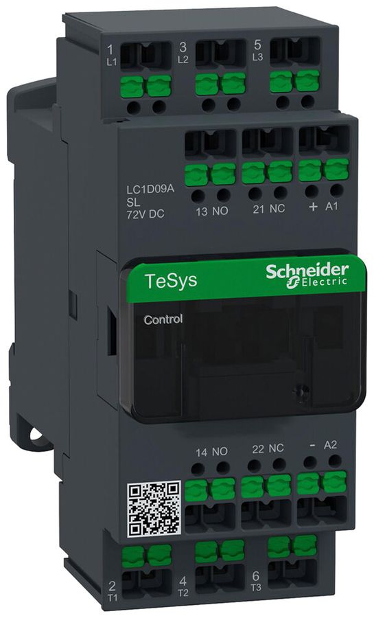 Leistungsschütz TeSys DECA 72VDC 3NO 25A 9A 1NO 1NC