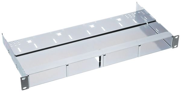 Rangierfeld 19" HD 1HE für 48×RJ45, 43.2×482.6×225mm grau