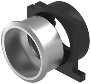 Cornice frontale EAO 61 per tasto a pulsante piatto alluminio