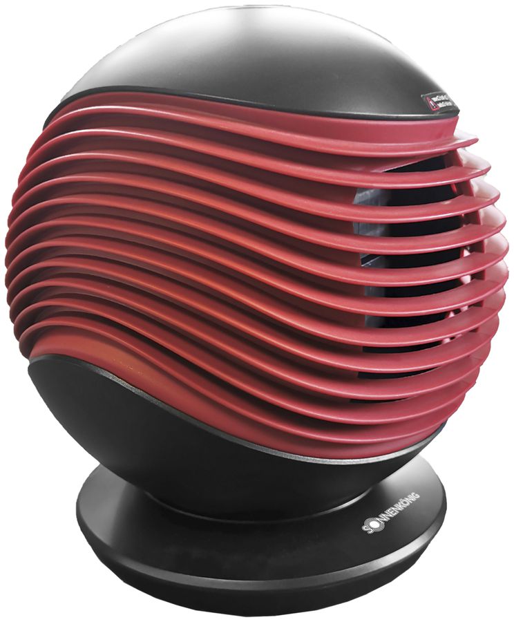 Keramikheizlüfter Havanna 1.5kW 230V 2.2kg 25.4×27.6×25.4cm schwarz/rot