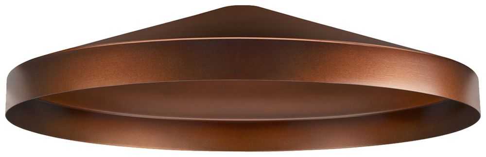 Abat-jour SLV LALU TETRA acier Ø360×89mm bronze à teinte unie