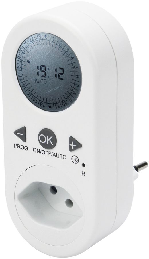 Zeitschaltuhr Steffen Digit. IP20 T12/T13 KS 24h mit 30min Interv.