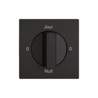 Montageset EDIZIO.liv SNAPFIX® f.Drehschalter m.Griff 0-Jour-0-Nuit sz