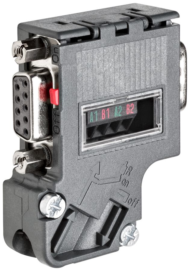 SPS-Busanschlussstecker Siemens SIMATIC DP PROFIBUS+PG trennbar 35°