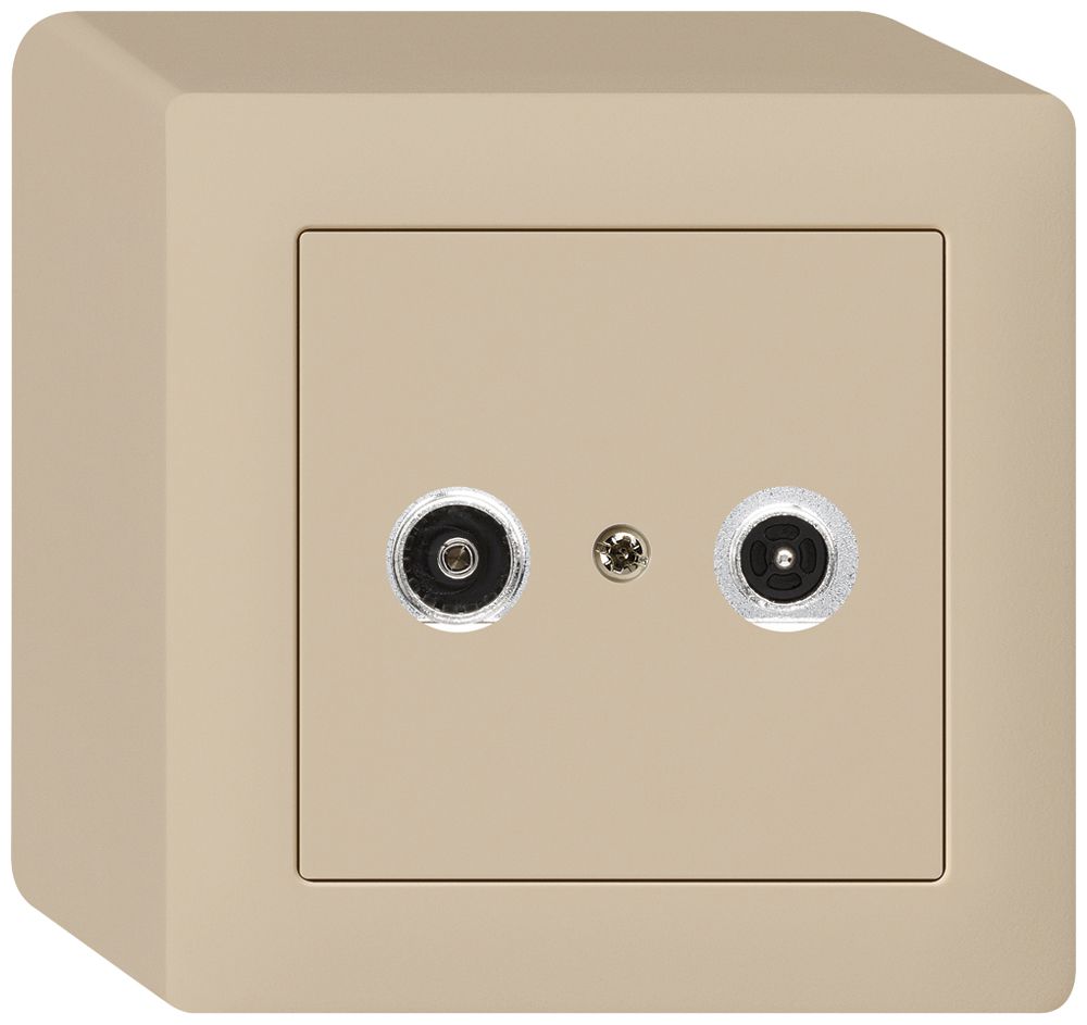 Prise antenne AP kallysto R/TV 19dB 2GHz beige