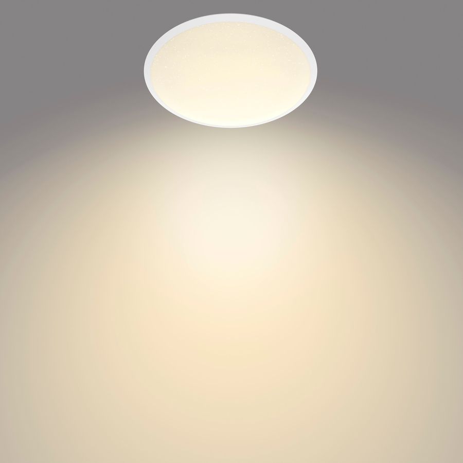 LED-Deckenleuchte Philips Cavanal 12W 1200lm 2700K IP44 DIM Ø250mm weiss