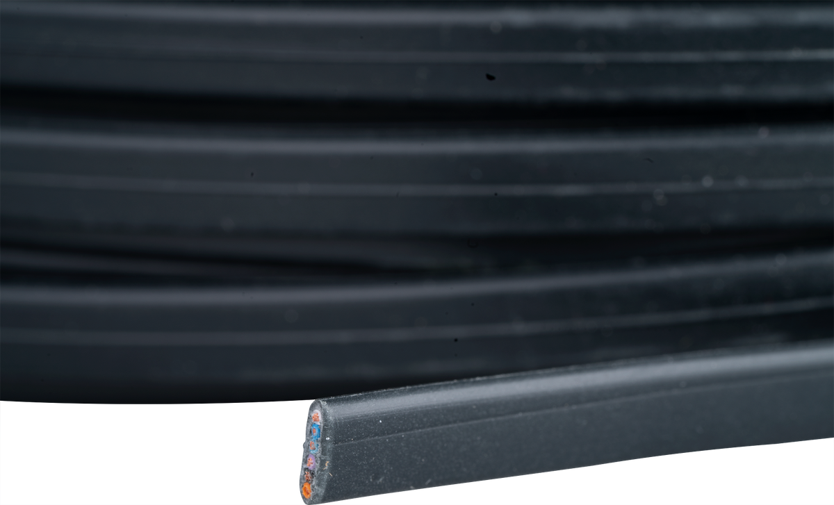 Flachkabel FCC 6L 2,3×6,6 sz Ring à 100m